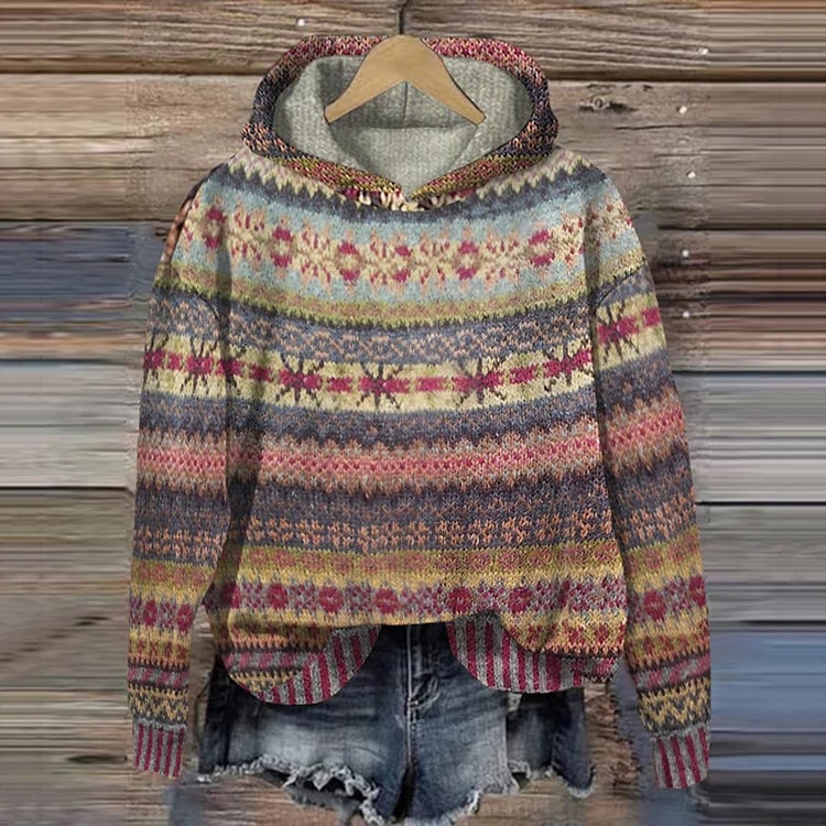Cozy Ethnic Sweater, Lily & Sam, image 3