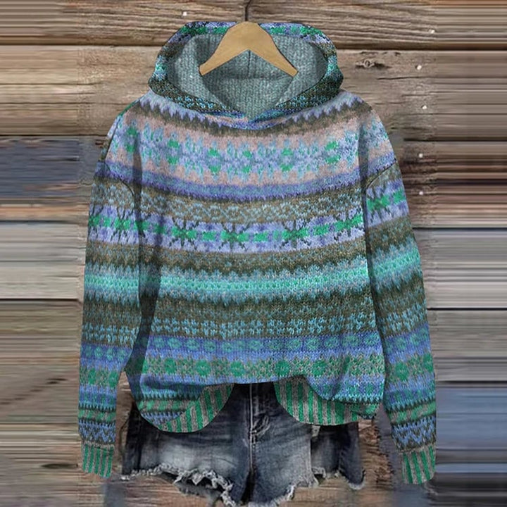 Cozy Ethnic Sweater, Lily & Sam, image 1