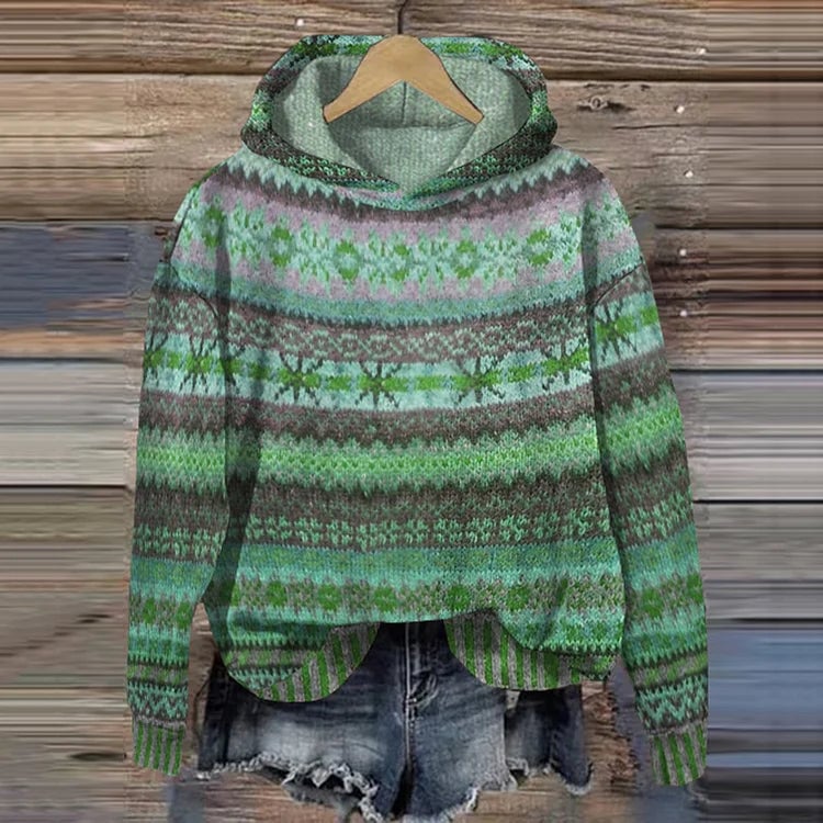 Cozy Ethnic Sweater, Lily & Sam, image 2