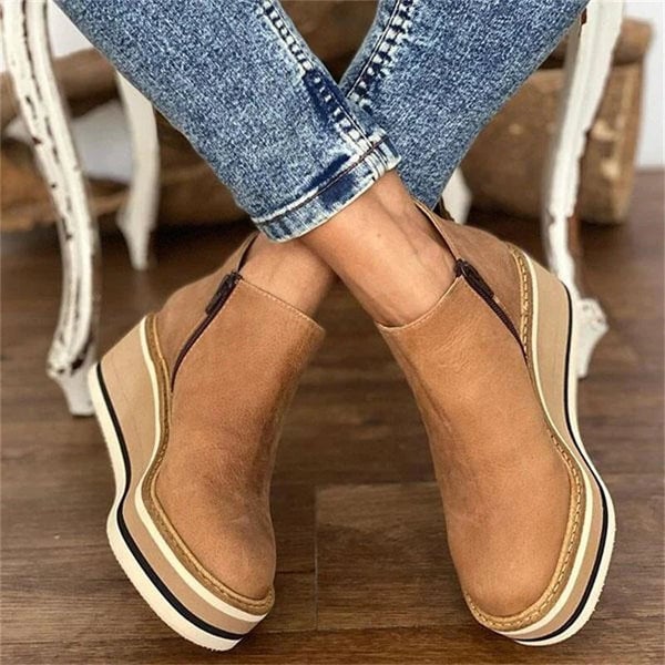 Kamala Casual Wedge Ankle Boots, Lily & Sam, image 2