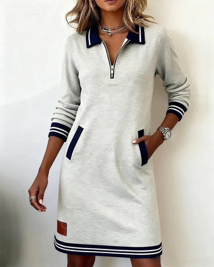 Chic Long Sleeve Cotton Dress, Lily & Sam, image 16