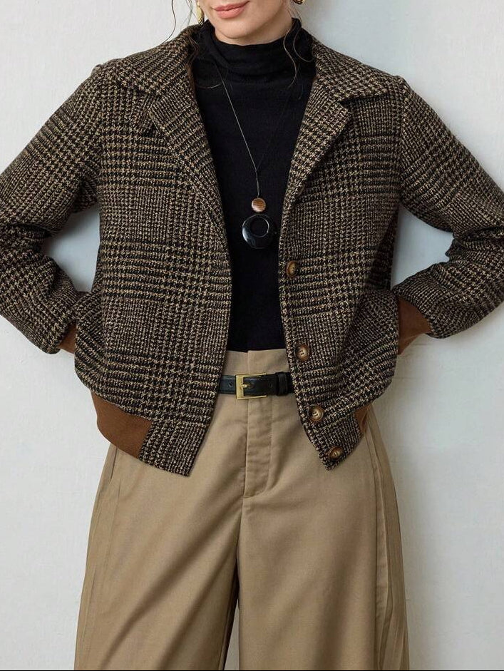 Cropped Tweed Jacket, Lily & Sam, image 1