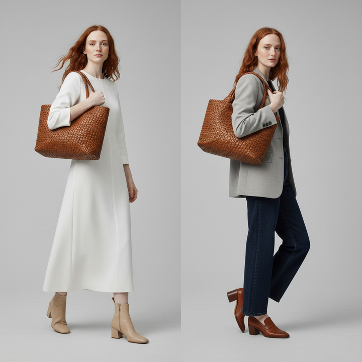 Women's Leather Bag, Lily & Sam, image 2
