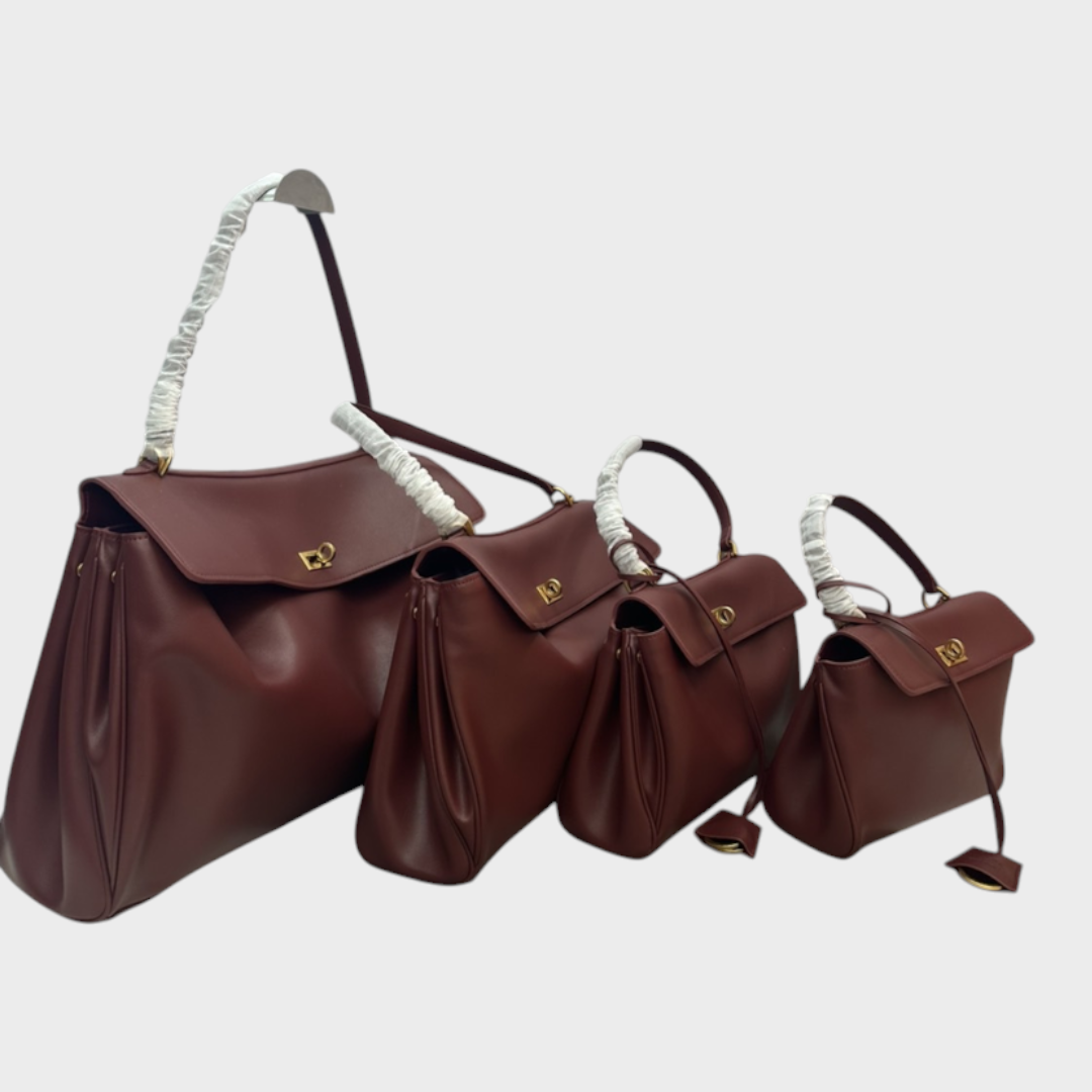 Women's Minimalist Leather Bag, Lily & Sam, image 6