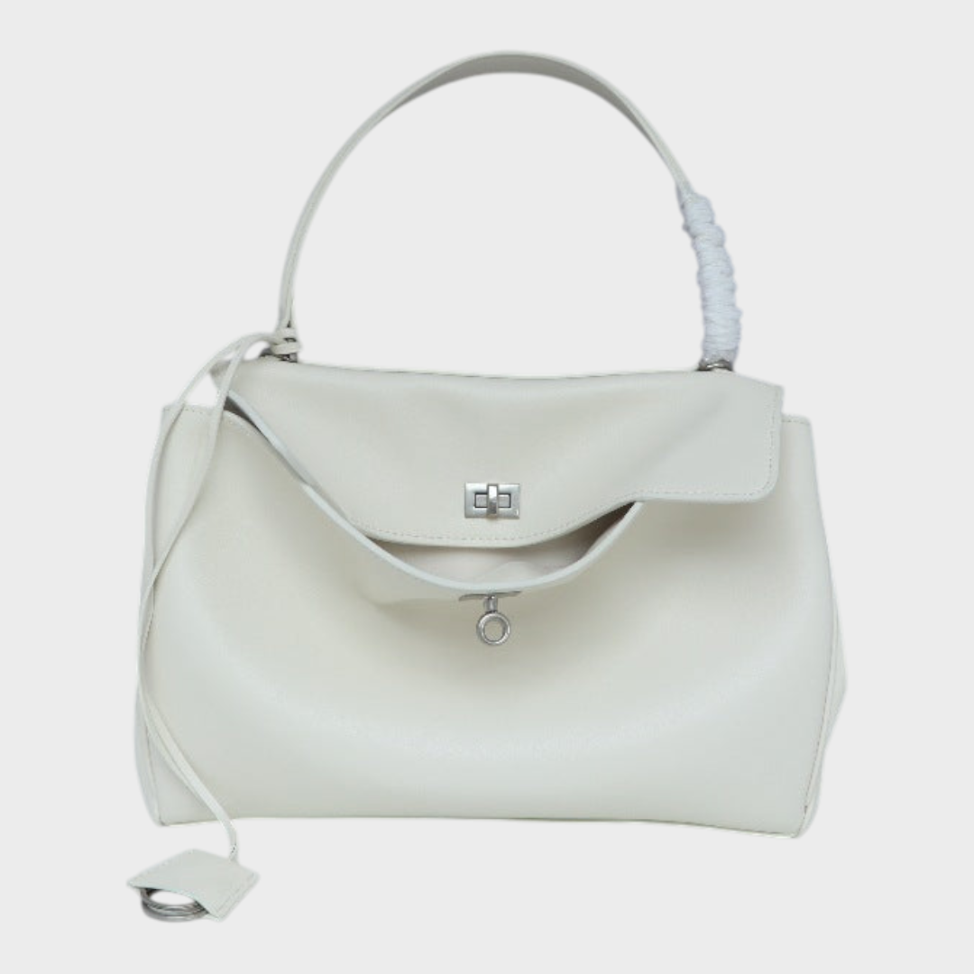 Women's Structured Leather Bag, Lily & Sam, image 8