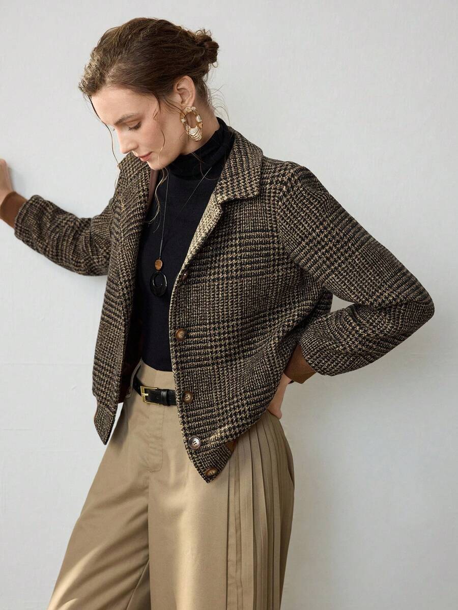 Cropped Tweed Jacket, Lily & Sam, image 2