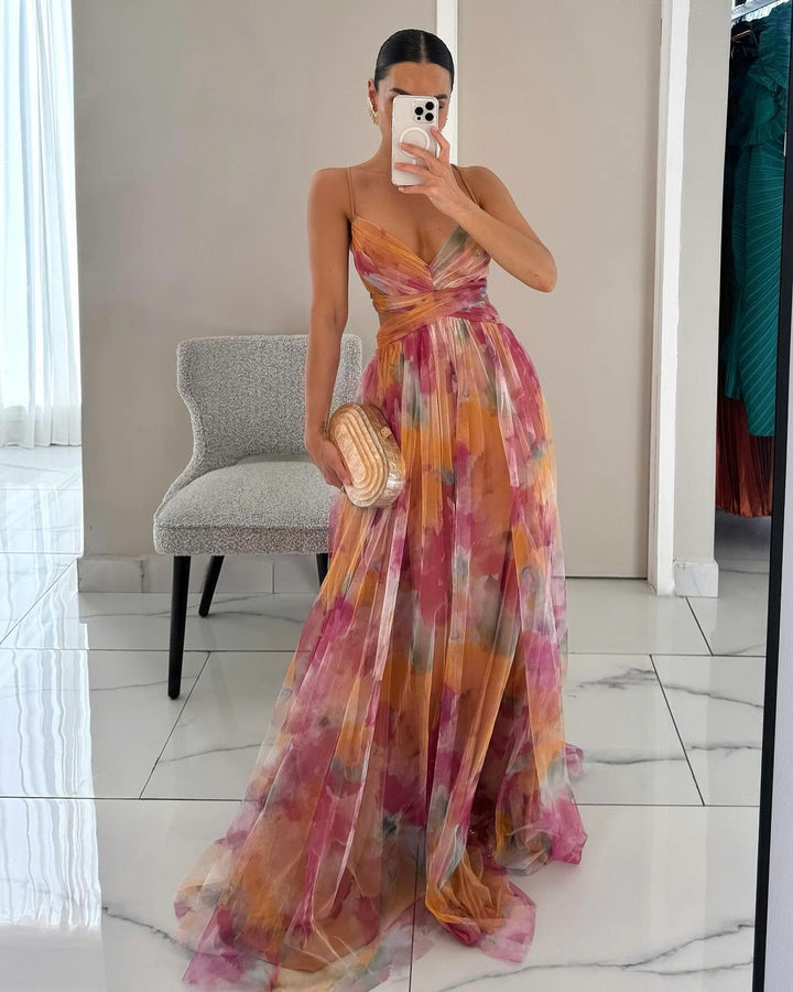 V neck strappy maxi dress, Lily & Sam, image 4