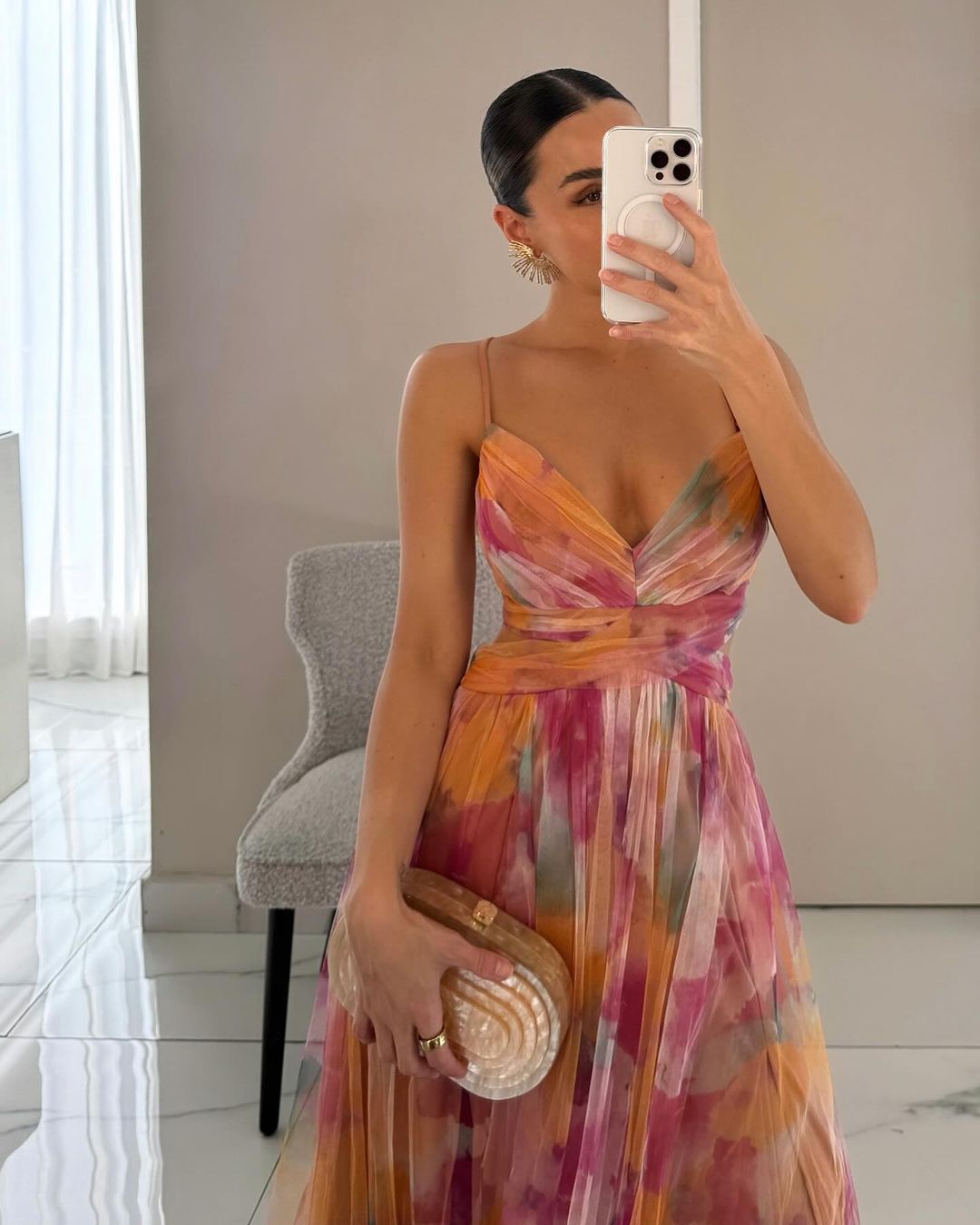 V neck strappy maxi dress, Lily & Sam, image 5