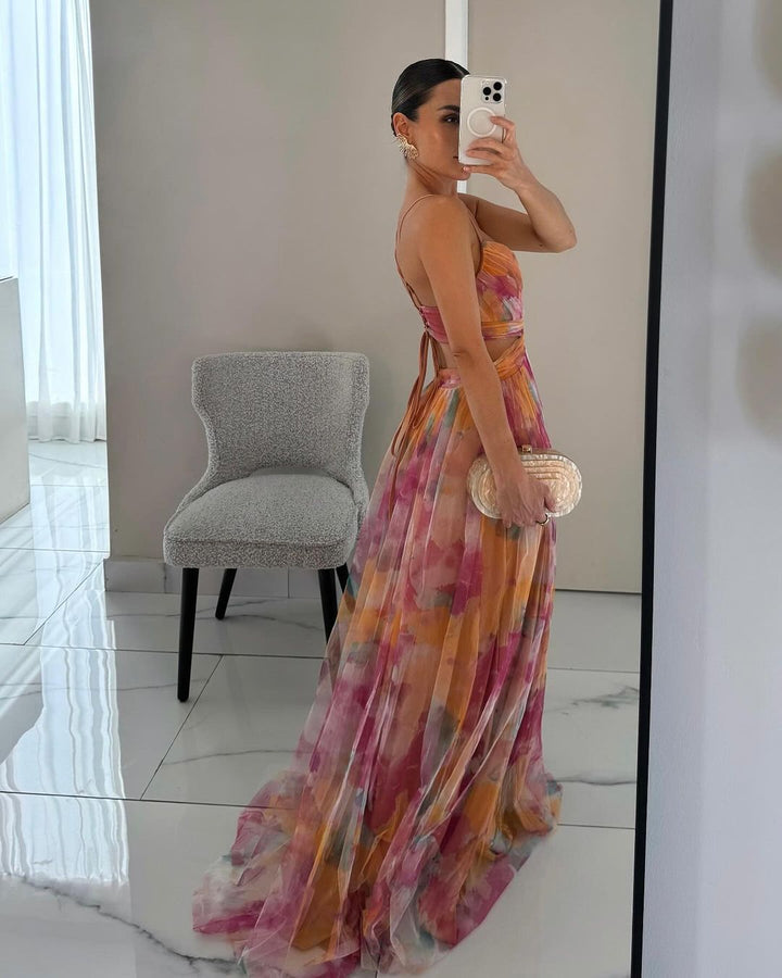 V neck strappy maxi dress, Lily & Sam, image 6