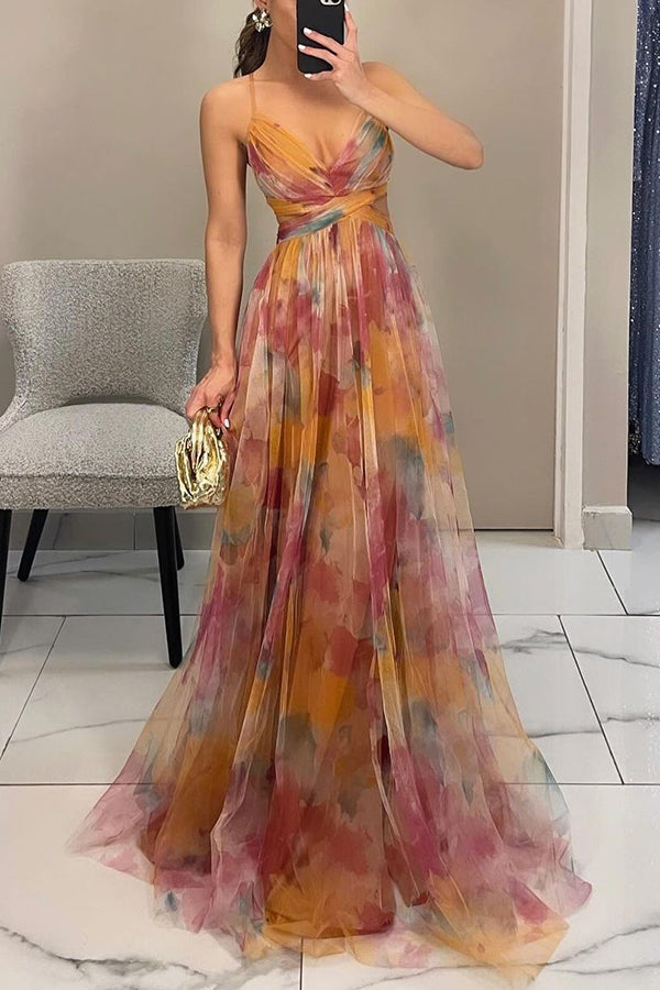 V neck strappy maxi dress, Lily & Sam, image 7