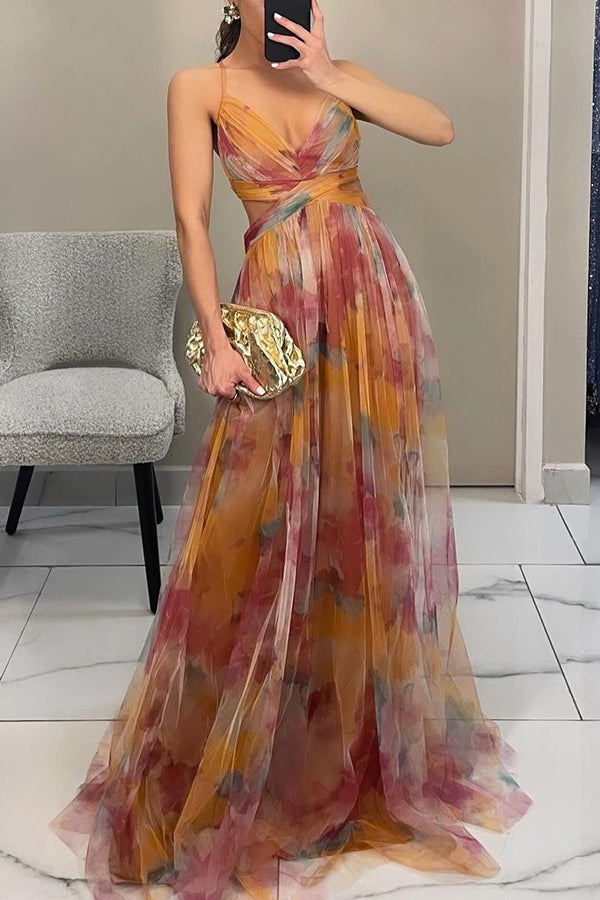 V neck strappy maxi dress, Lily & Sam, image 8