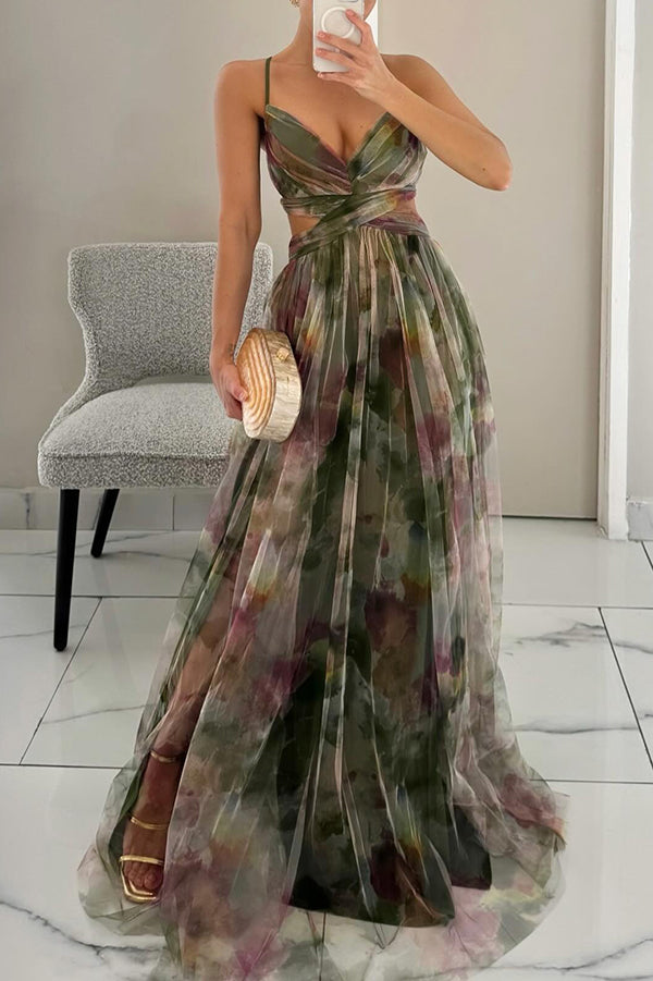 V neck strappy maxi dress, Lily & Sam, image 11