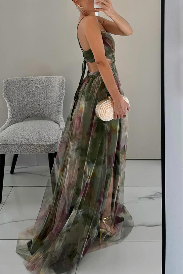 V neck strappy maxi dress, Lily & Sam, image 12