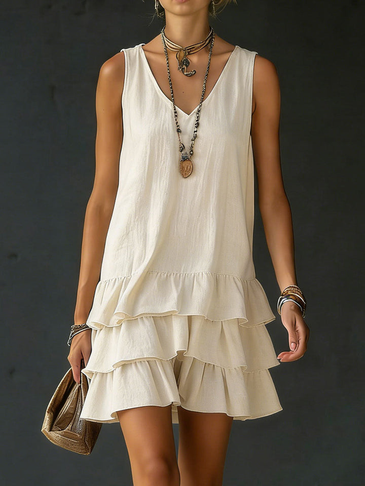 Women's Loose fitting Solid Color Vest Dress, Lily & Sam, image 6
