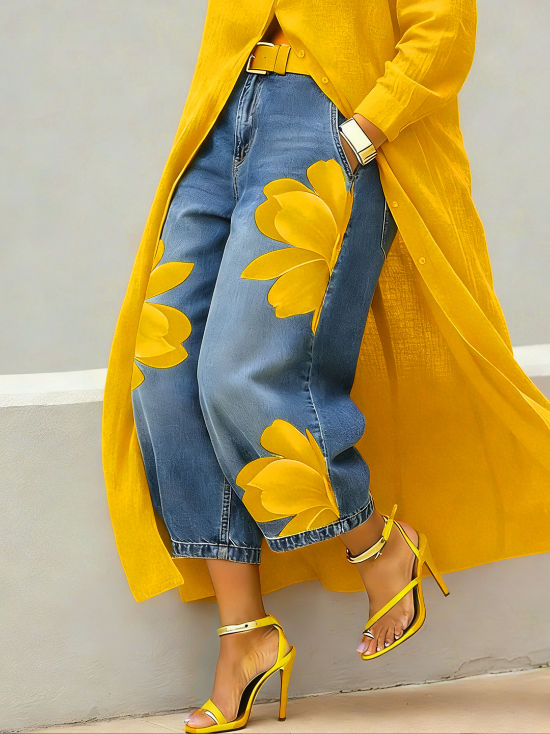 Casual Artistic print Jeans, Lily & Sam, image 5