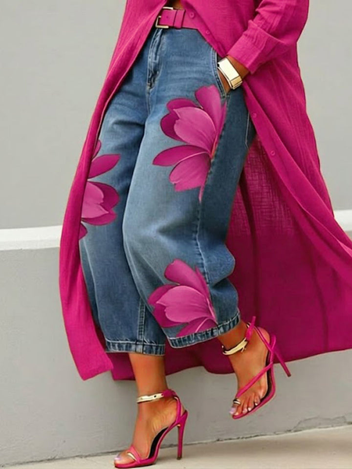 Casual Artistic print Jeans, Lily & Sam, image 6