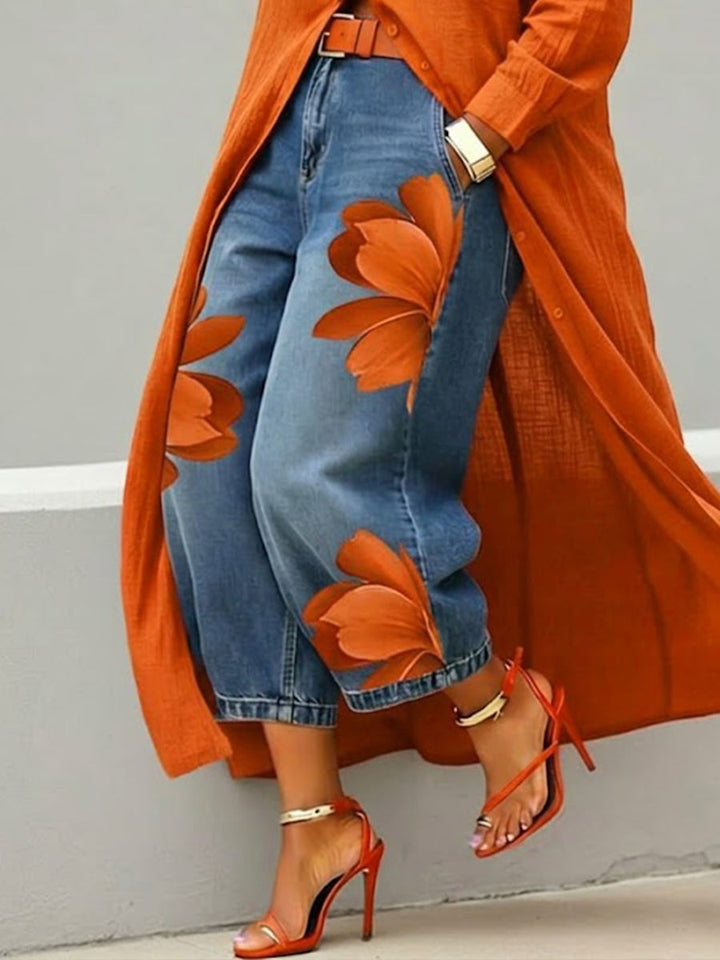 Casual Artistic print Jeans, Lily & Sam, image 3