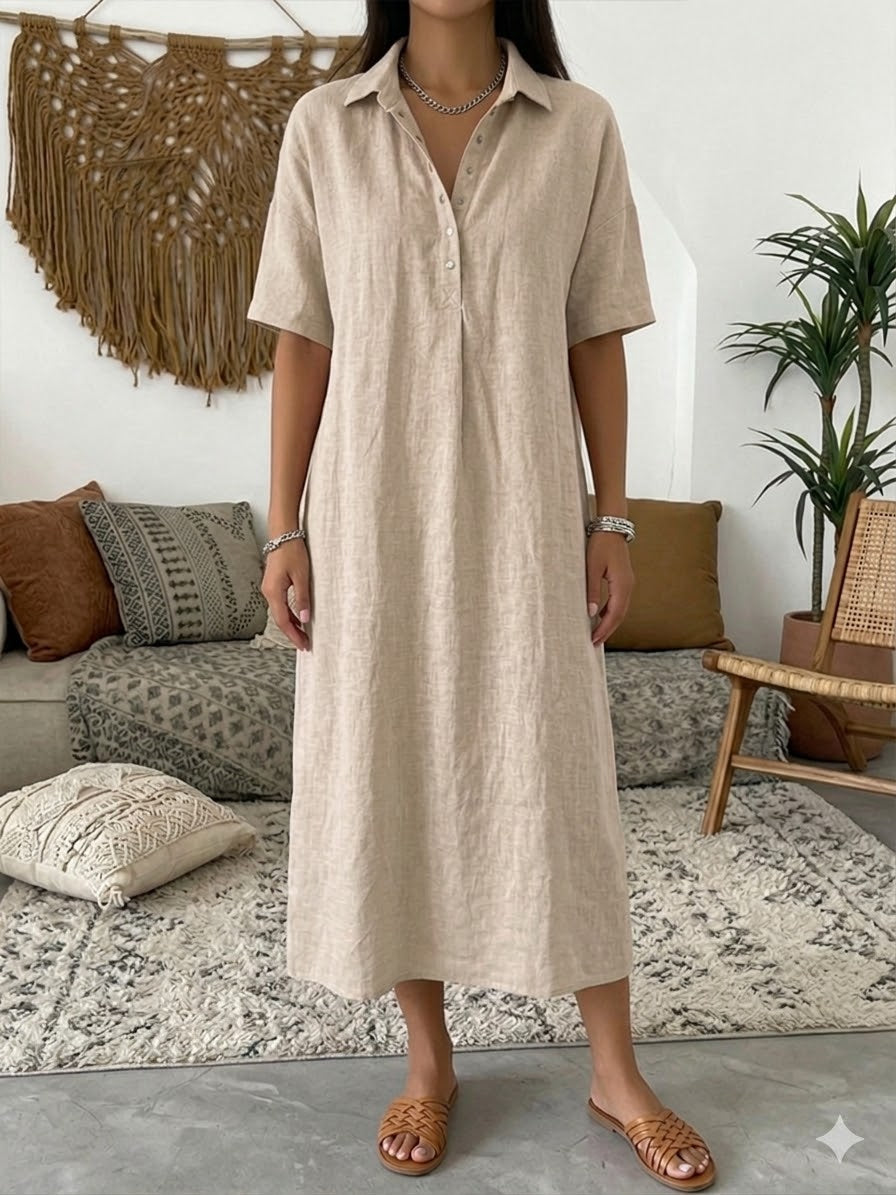 Casual Short Sleeve Summer Dress, Lily & Sam, image 8