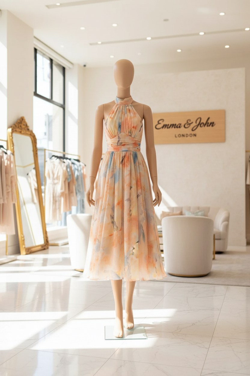 Halter Neck Dress, Lily & Sam, image 2