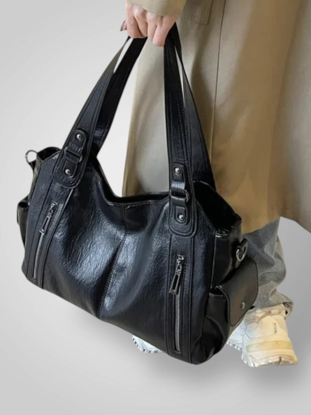 Women's Leather Bag, Lily & Sam, image 8