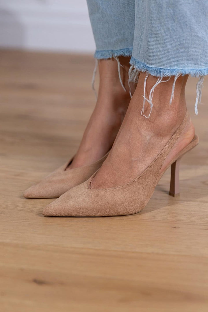 Suede Slingback Heels, Lily & Sam, image 3