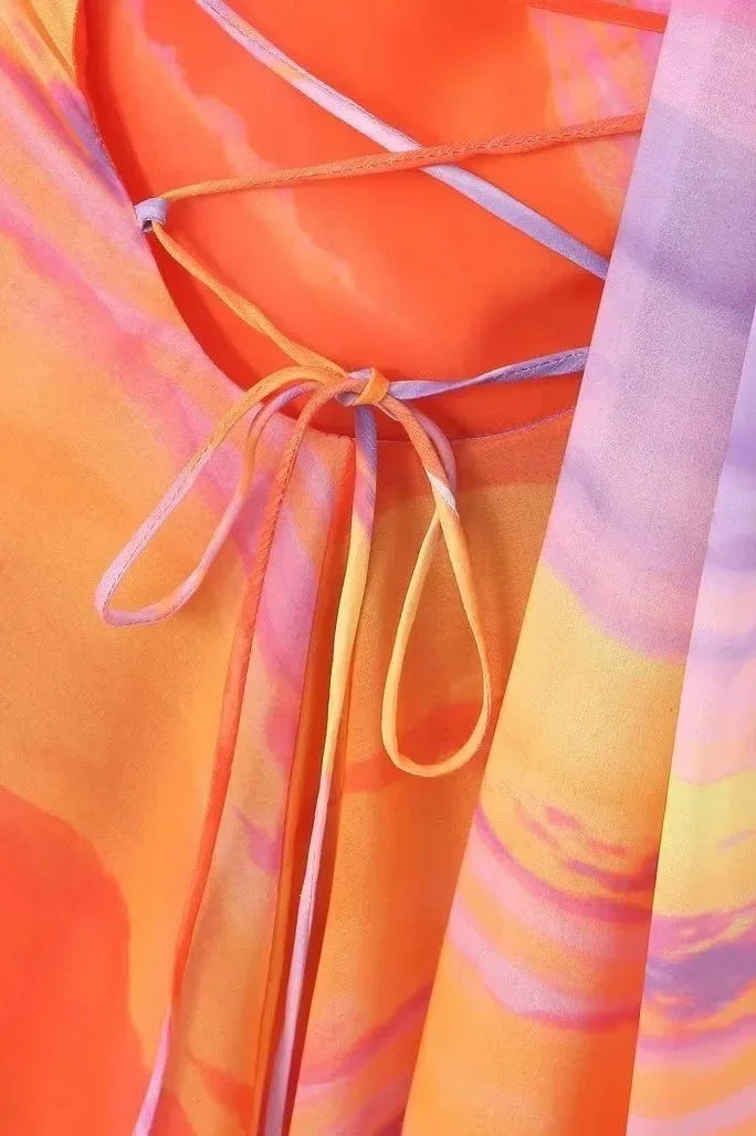 Ombre halter neck mini dress, Lily & Sam, image 8
