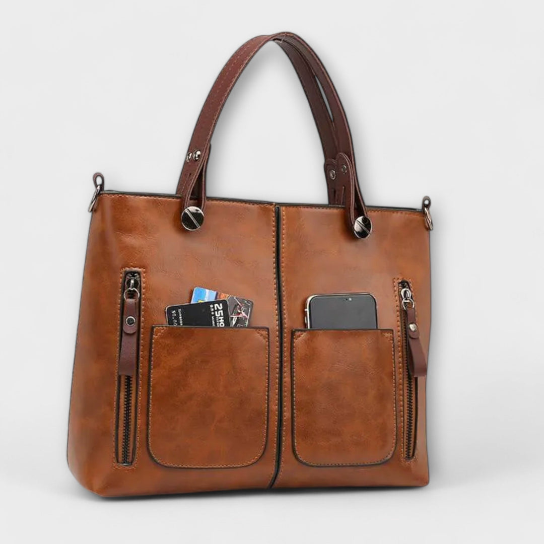 Women's Leather Bag, Lily & Sam, image 3