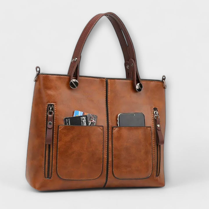 Women's Leather Bag, Lily & Sam, image 3
