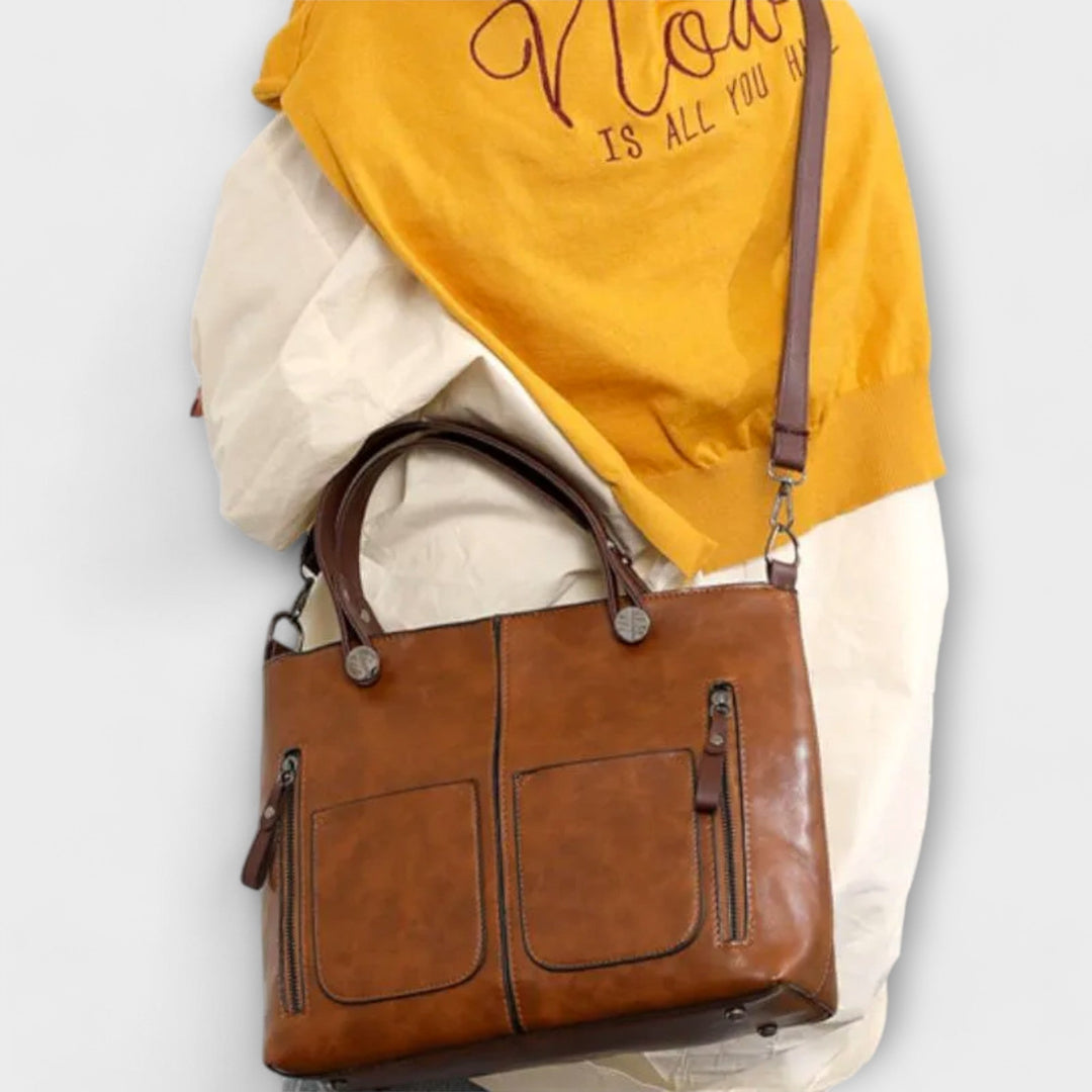 Women's Leather Bag, Lily & Sam, image 5