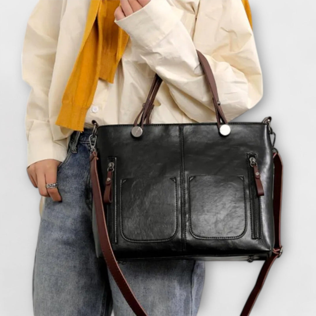 Women's Leather Bag, Lily & Sam, image 6