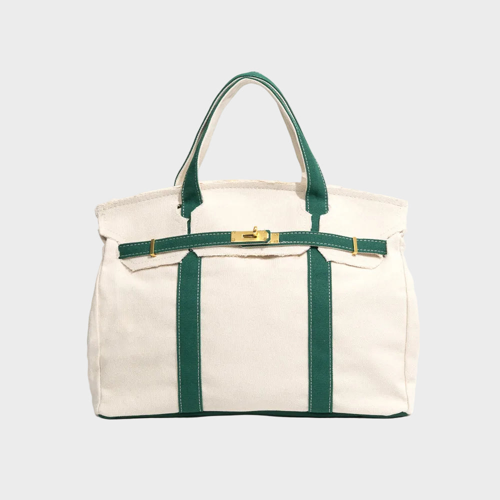 Women's Structured Canvas Bag, Lily & Sam, image 2