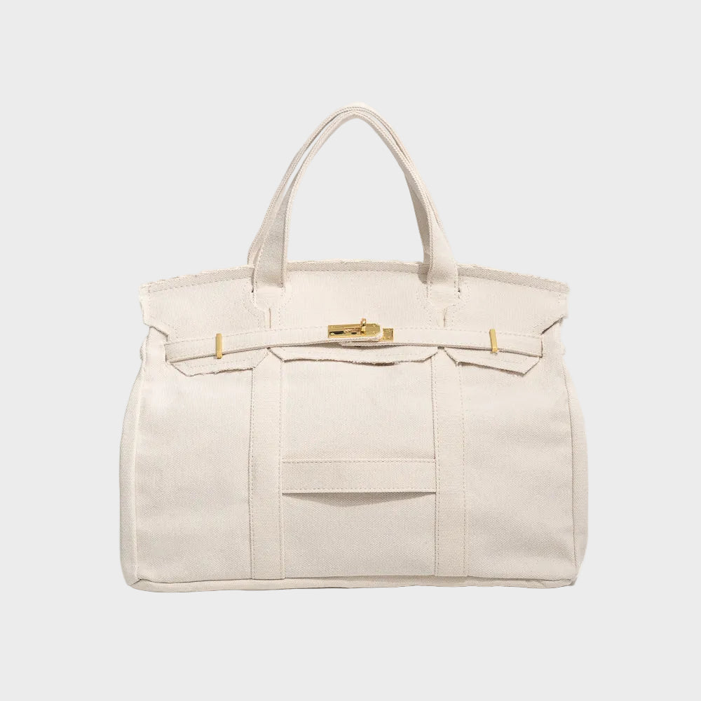Women's Structured Canvas Bag, Lily & Sam, image 6