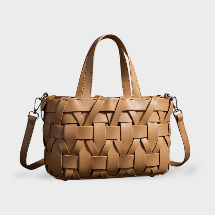 Women's Faux Leather Drawstring Bag, Lily & Sam, image 8