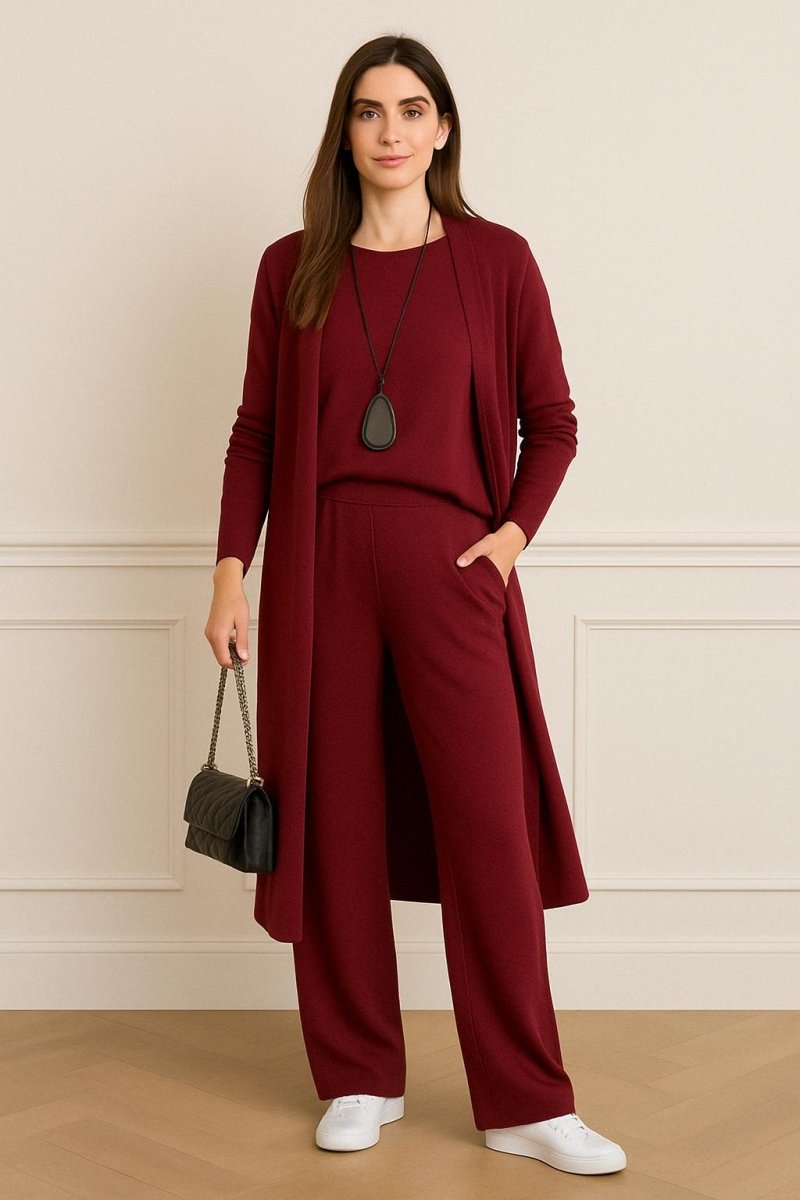 Vanessa Cardigan, Top & Pants Set, Lily & Sam, image 2