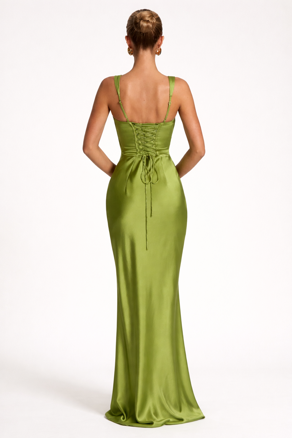 Square neck fitted maxi dress, Lily & Sam, image 2