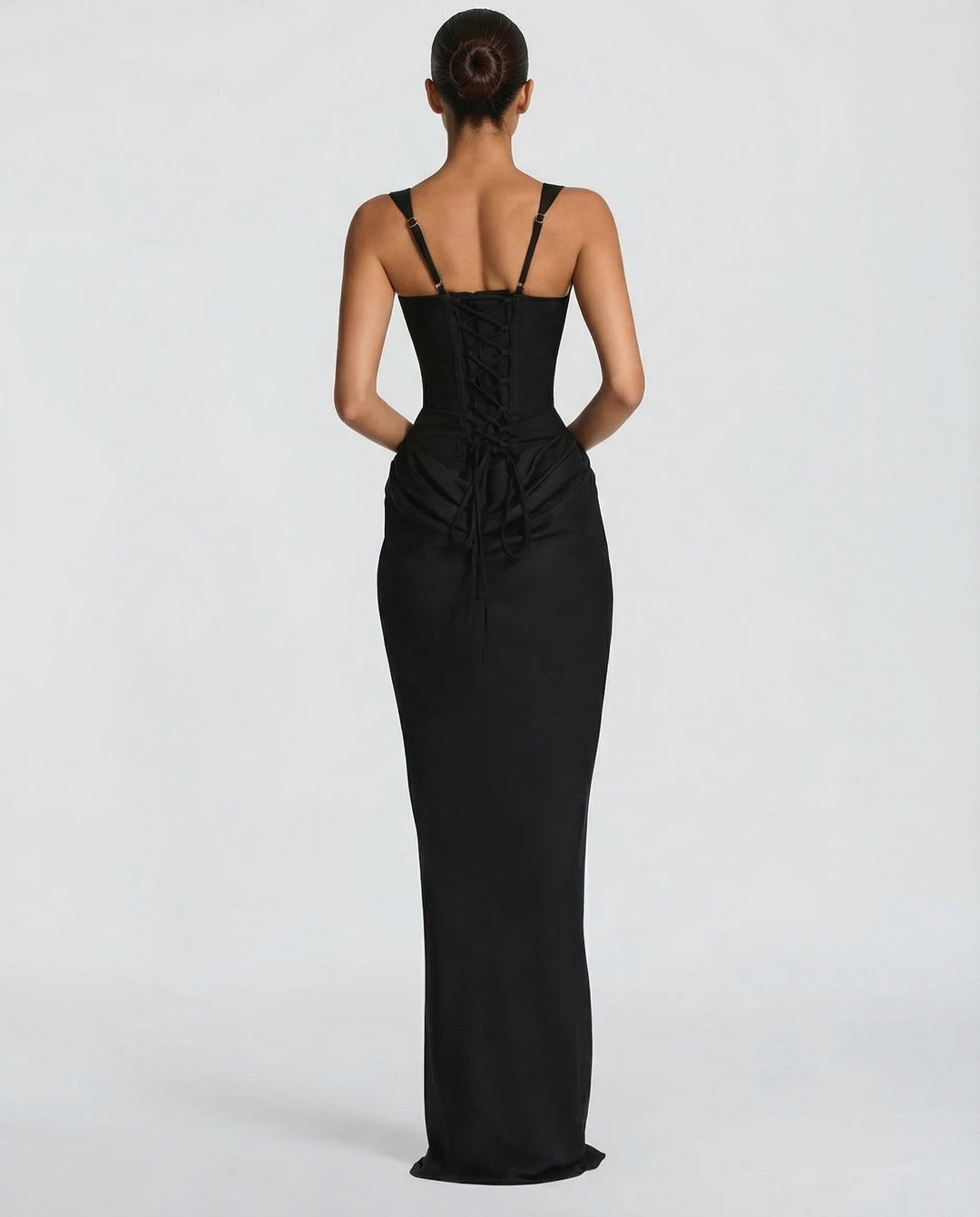 Square neck maxi dress with draped waist, Lily & Sam, image 13
