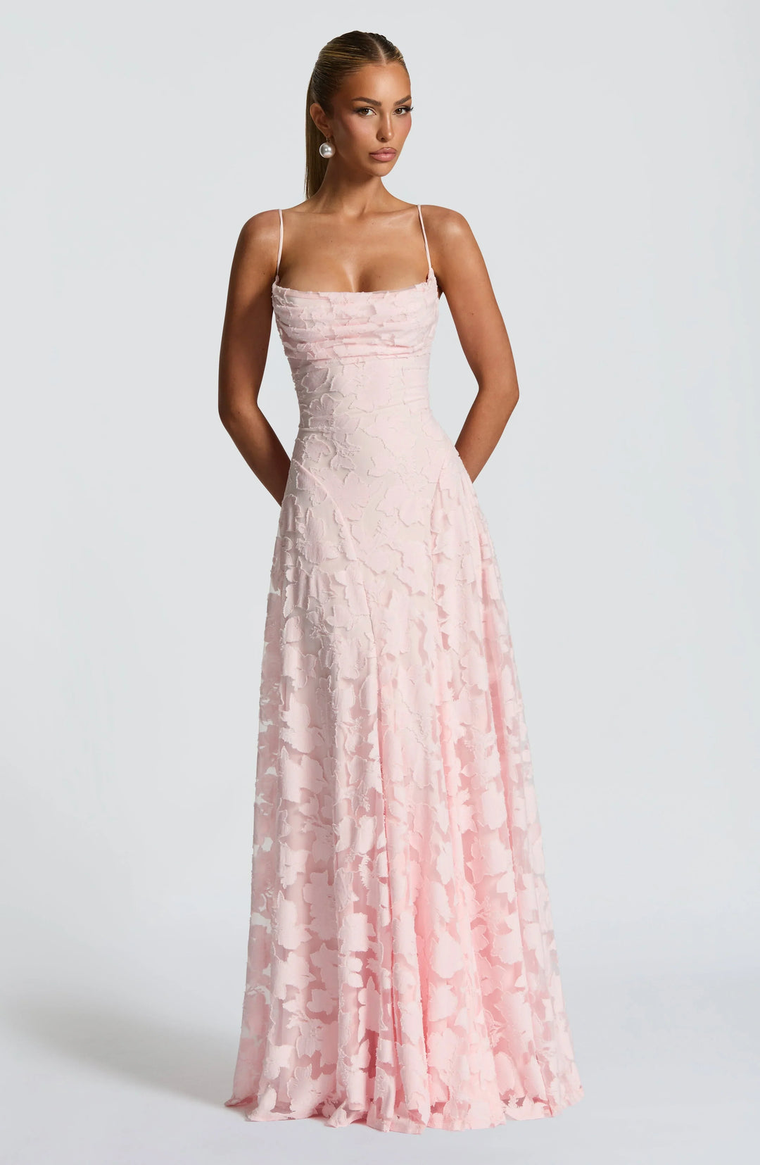 Floral strappy maxi dress, Lily & Sam, image 1