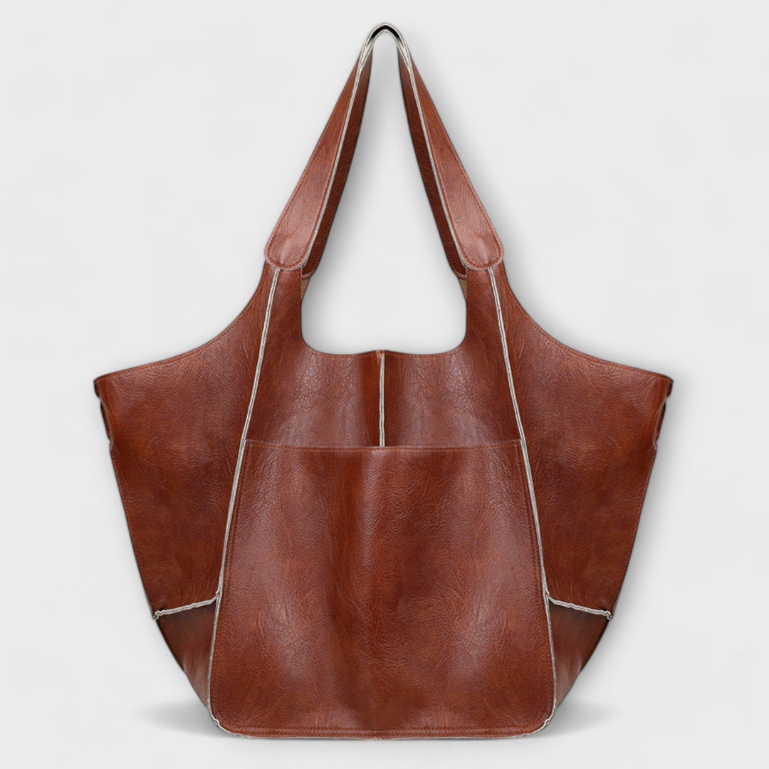 Women's Oversized Faux Leather Bag, Lily & Sam, image 5