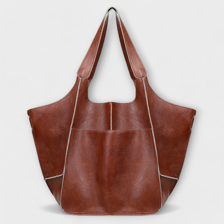 Women's Oversized Faux Leather Bag, Lily & Sam, image 5