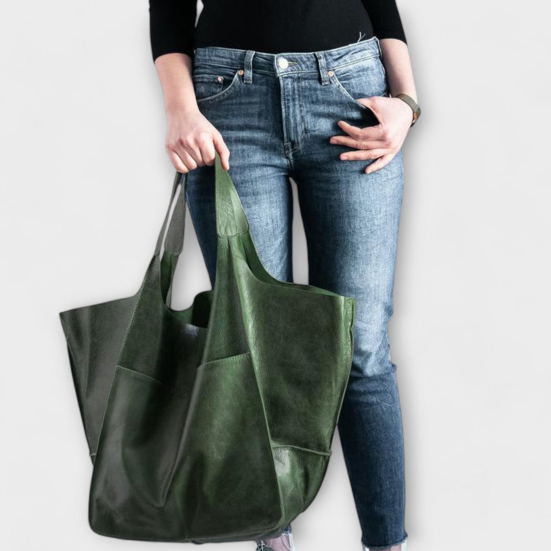 Women's Oversized Faux Leather Bag, Lily & Sam, image 7