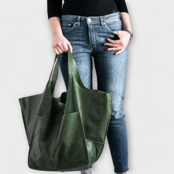 Women's Oversized Faux Leather Bag, Lily & Sam, image 7